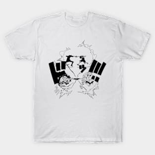 Monkey D. Luffy vs Rob Lucci T-Shirt